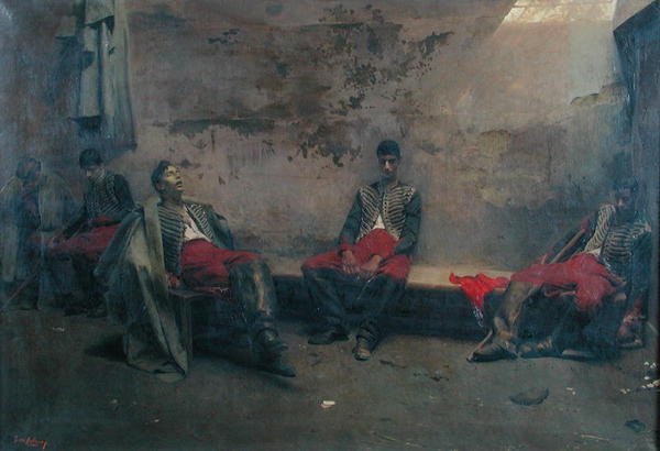 Krigsfanger, før 1884 af Jacques de Lalaing