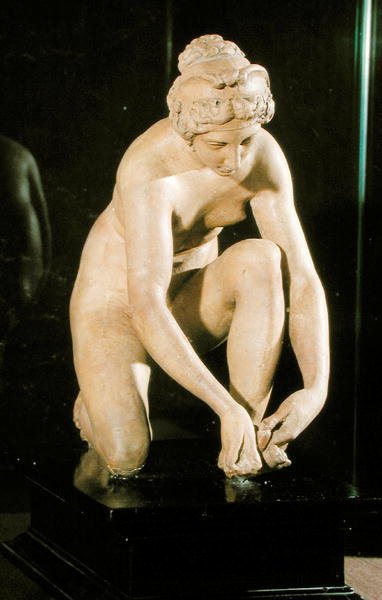 Tornetrækkeren (terracotta) af Jacquio Ponce
