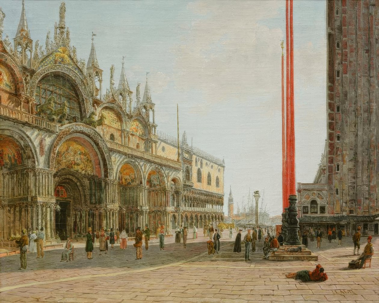 San Marco i Venedig af Jakob Alt