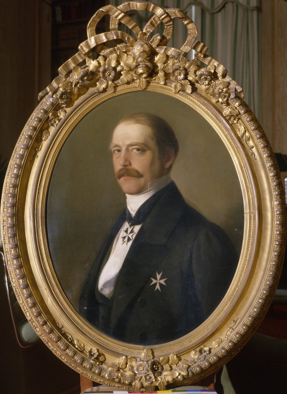 Otto von Bismarck som Preussens udsending til det tyske forbunds rigsdag i Frankfurt, 1855 af Jakob Becker