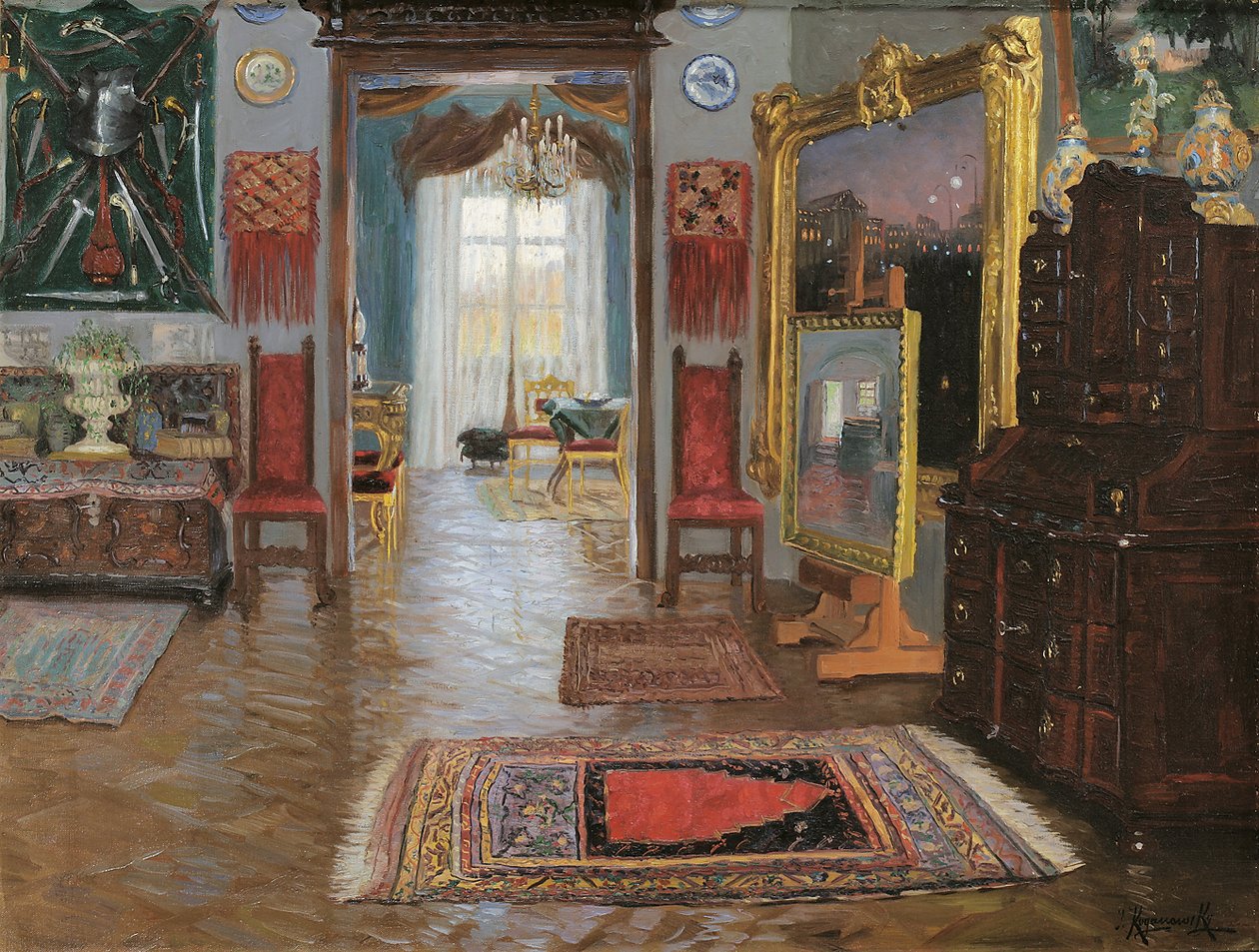 Salon des Kunstlers English: The Artists Salon af Jakob Koganowsky