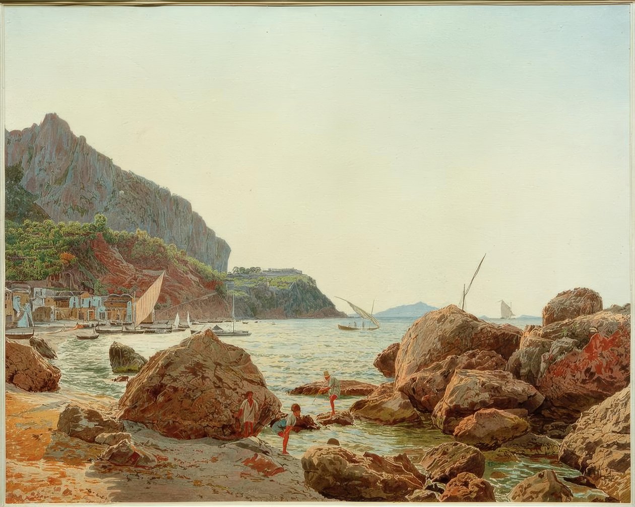 Den store flåde på øen Capri af Jakob Alt