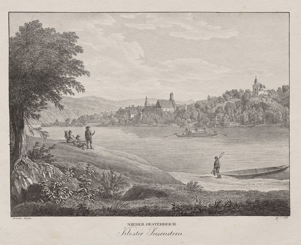 Nedre Østrig, kloster af Jakob Alt