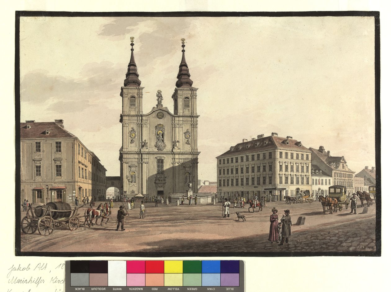 Mariahilf-sognekirken af Jakob Alt