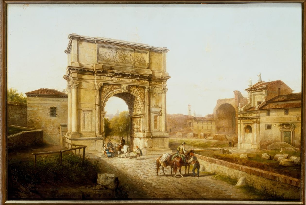 Rom, Titusbuen / maleri af Jakob Alt, 1800-tallet af Jakob Alt