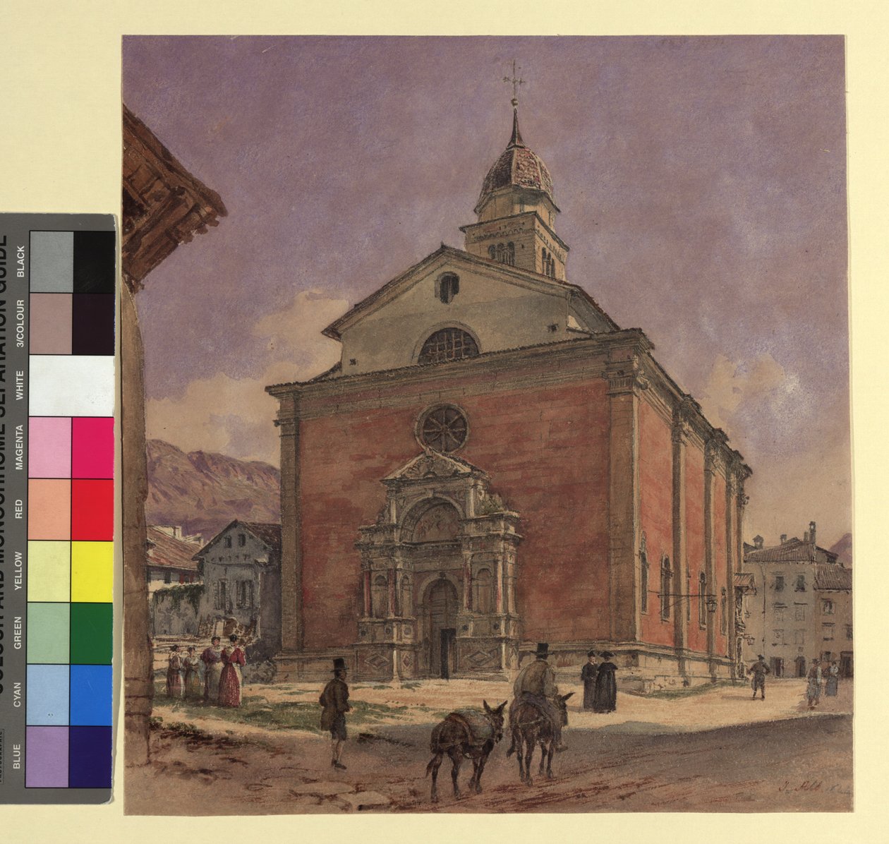 Santa Maria Maggiore i Trento af Jakob Alt