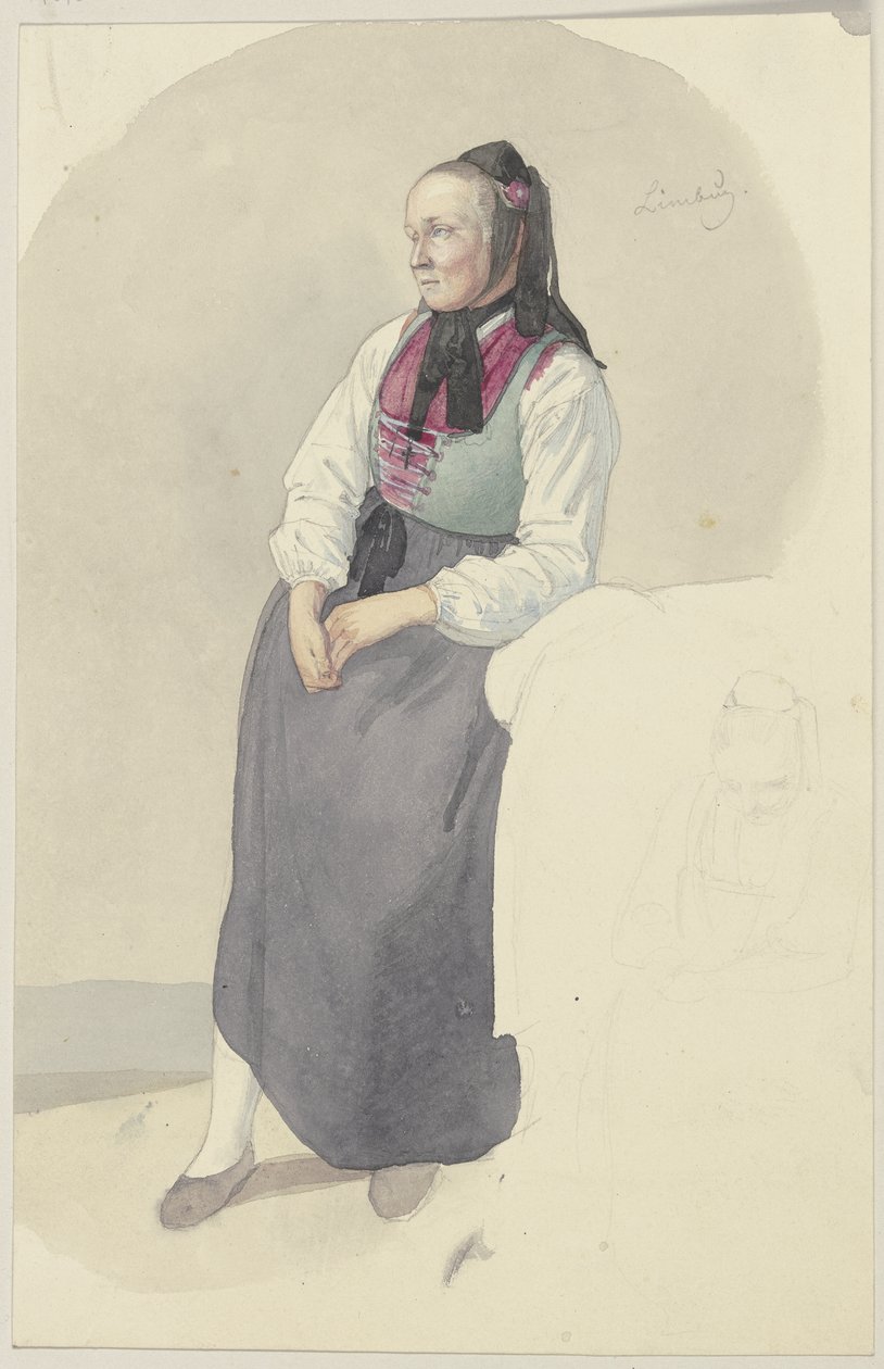 Landkvinde fra Hessen af Jakob Becker