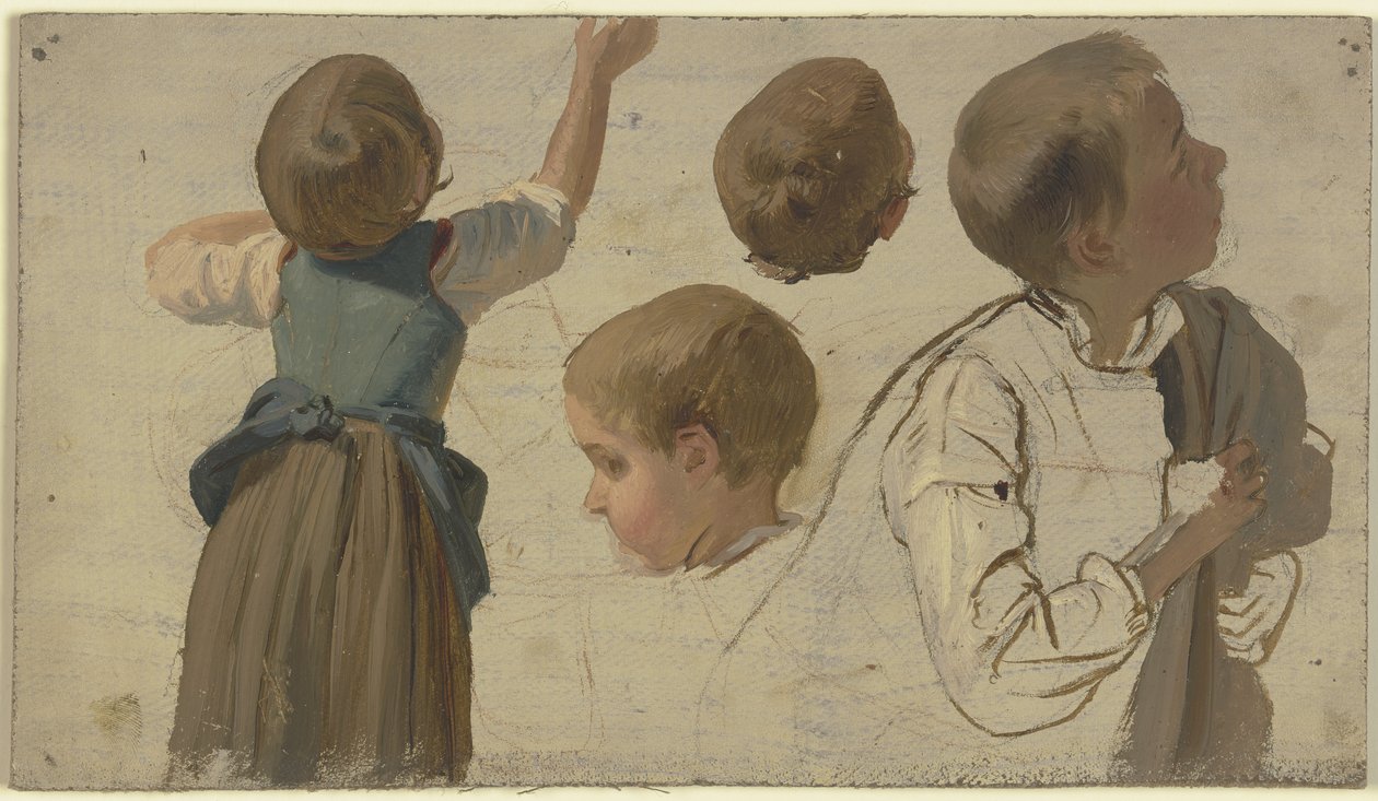 Studier af et barn af Jakob Becker