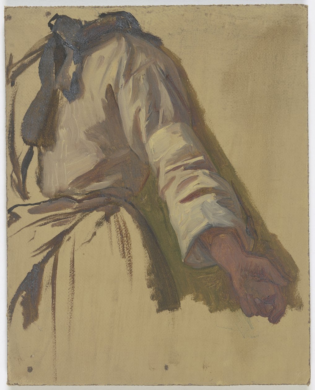 Studie af et ærme af Jakob Becker