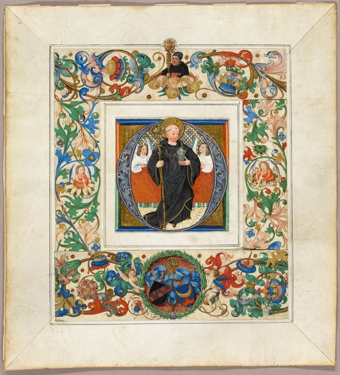 Sankt Benedikt, initial 