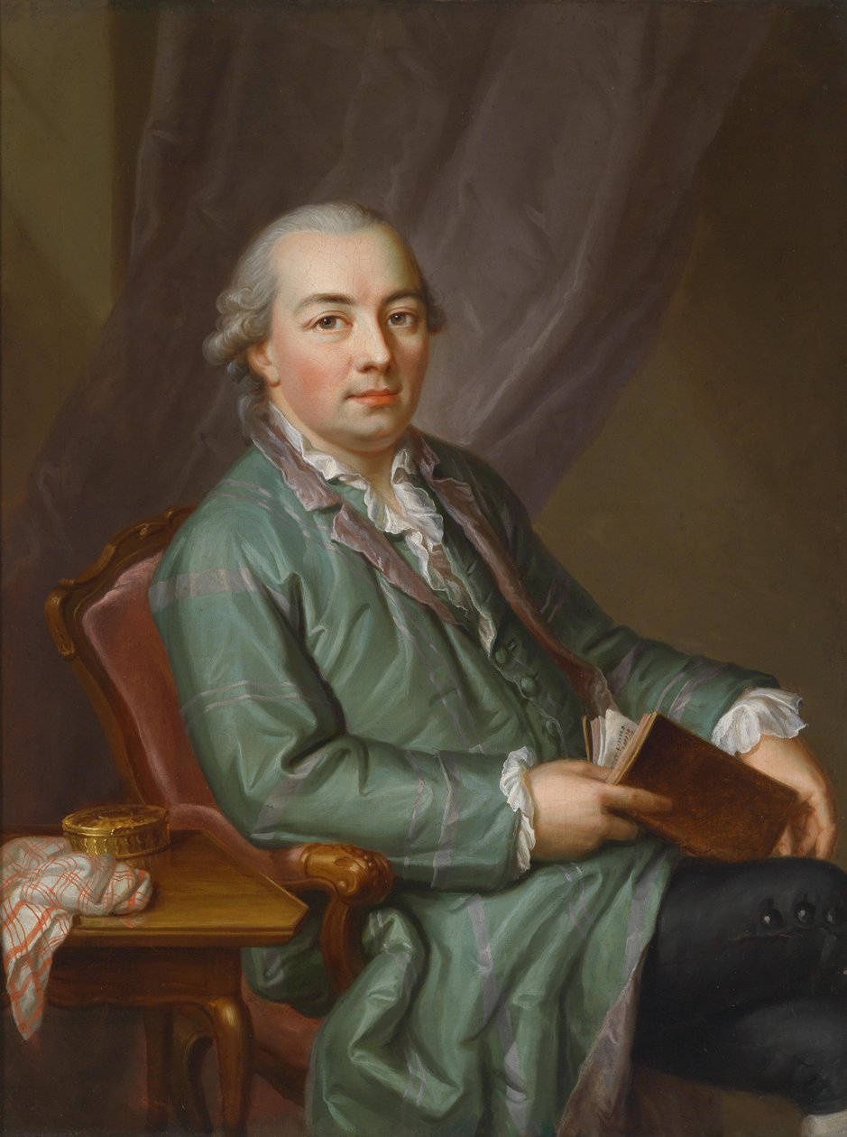 Portræt af Johannes Jenner (1735-1787) af Jakob Emanuel Handmann