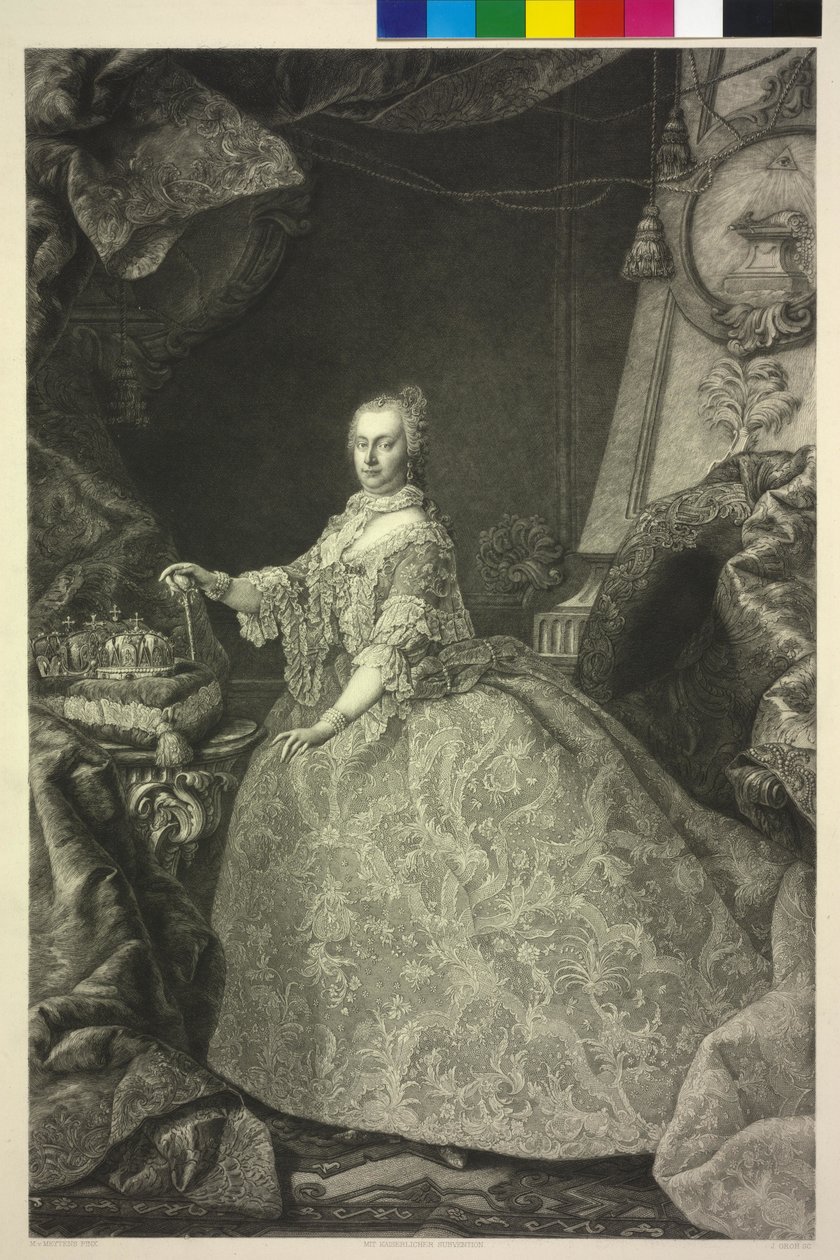 Den hellige romerske kejserinde Maria Theresia af Jakob Groh