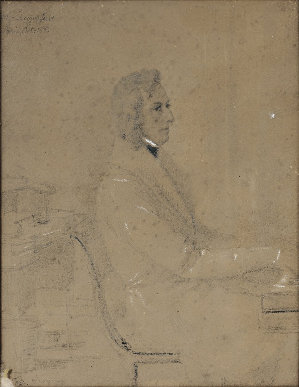 Frédéric Chopin ved klaver af Jakob Götzenberger