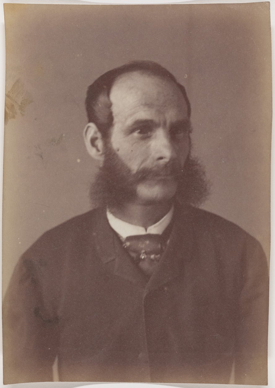 [Portræt af en mand med bakkenbarter]. af Jakob Höflinger