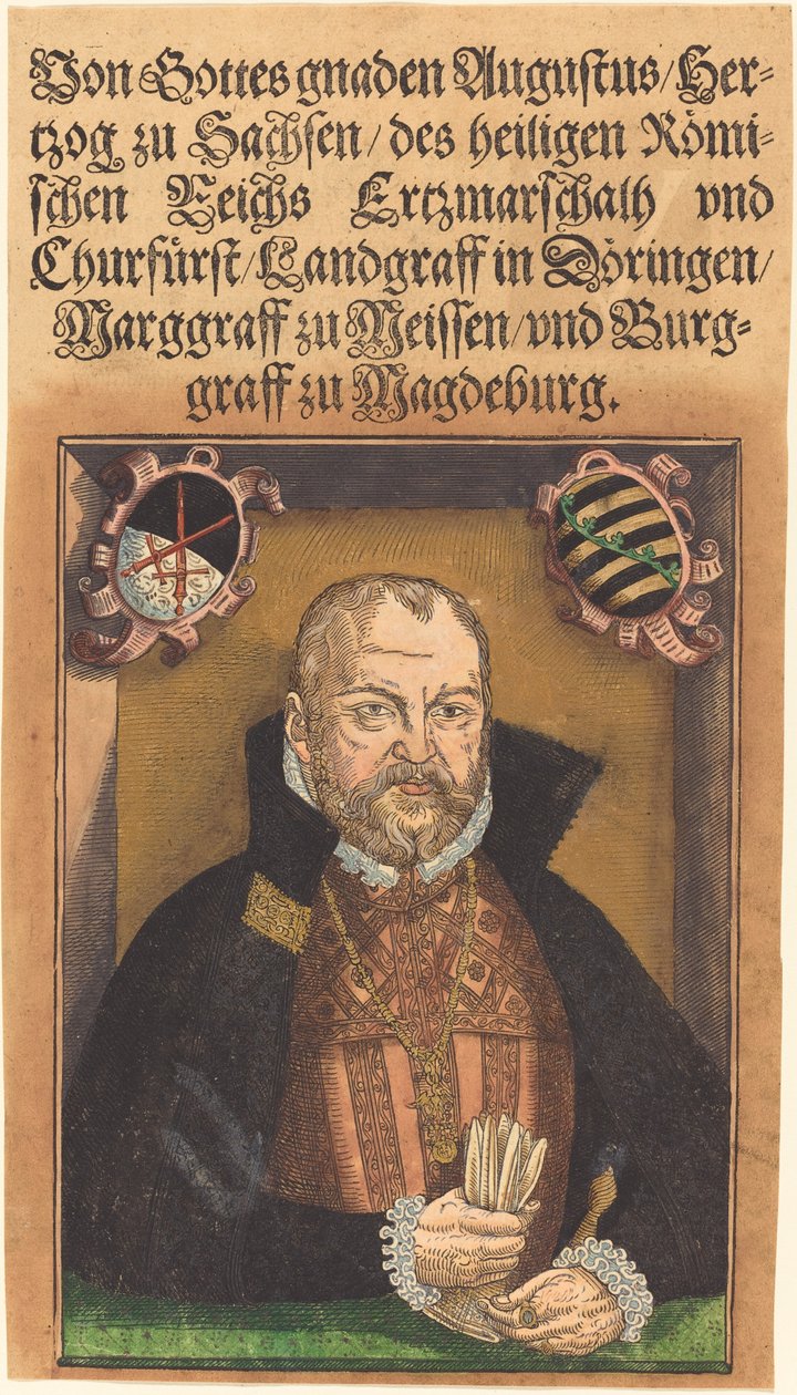 Augustus Hertzog af Sachsen af Jakob Lucius the Elder