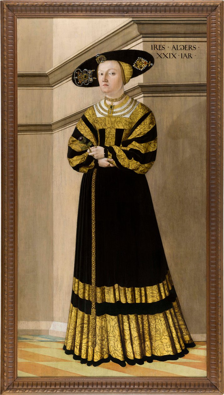 Portræt af Anna von Rosental, 1529. af Jakob Seisenegger