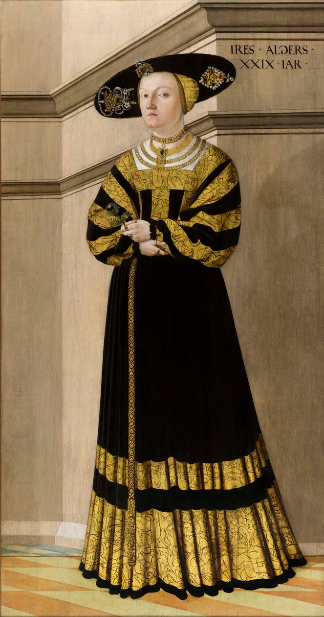 Portræt af Anna von Rosental, 1529. af Jakob Seisenegger