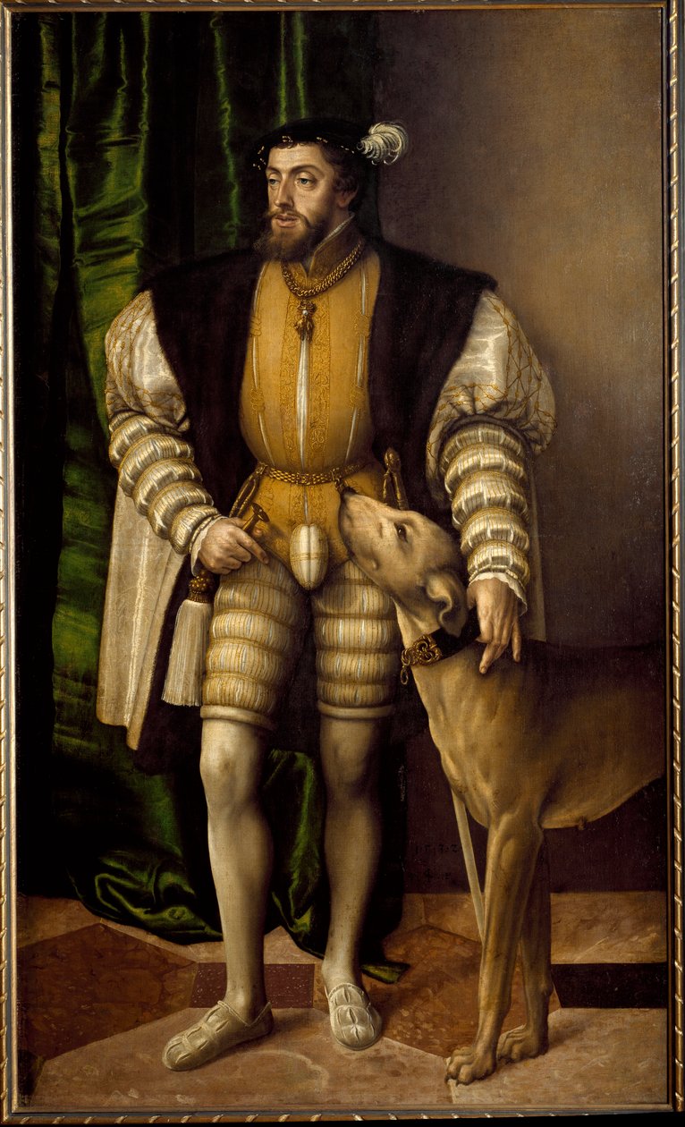 Portræt af Charles V Kejser af Tyskland af Jakob Seisenegger