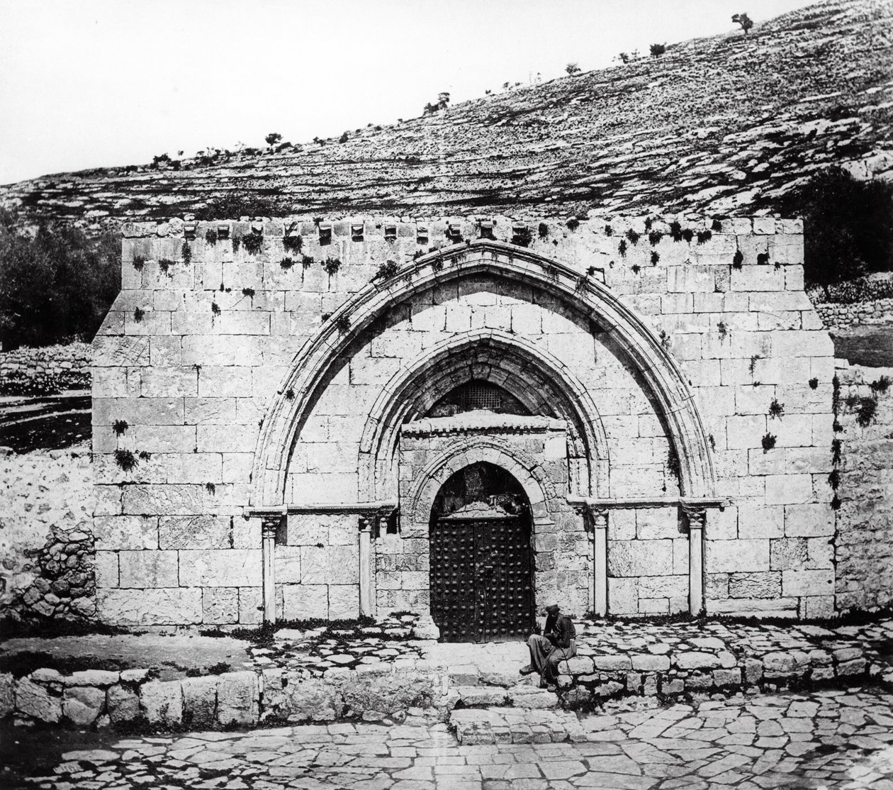 Jomfruens kapel, 1857 af Felice Beato