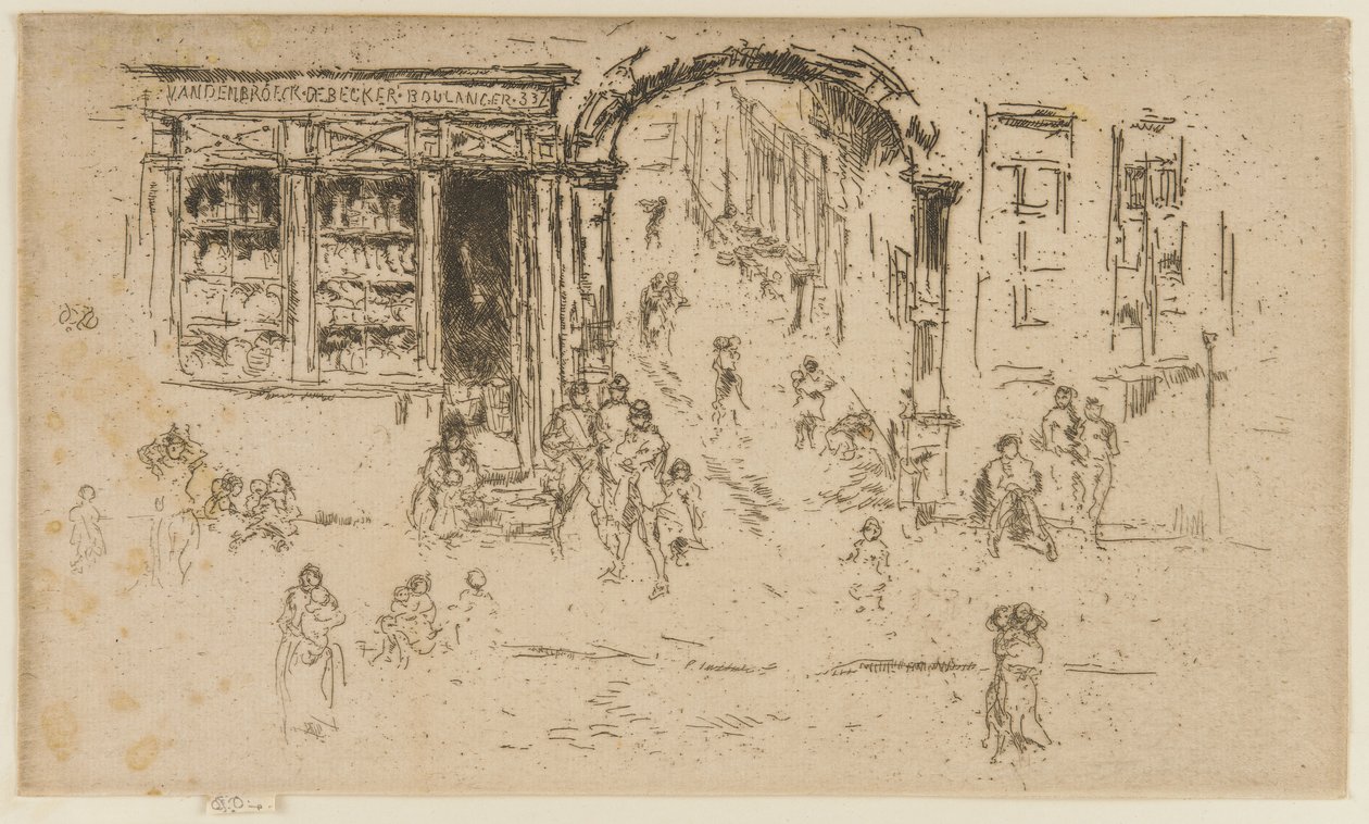 Archway, Bruxelles, 1887 af James Abbott McNeill Whistler