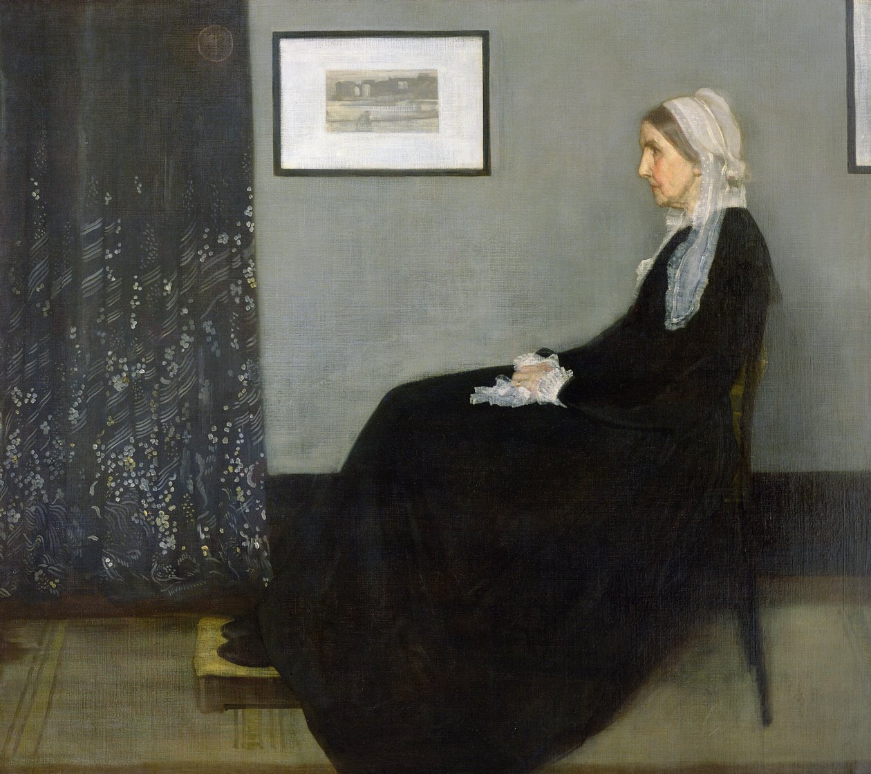 Arrangement i gråt og sort nr. 1 (Portræt af kunstnerens mor) af James Abbott McNeill Whistler
