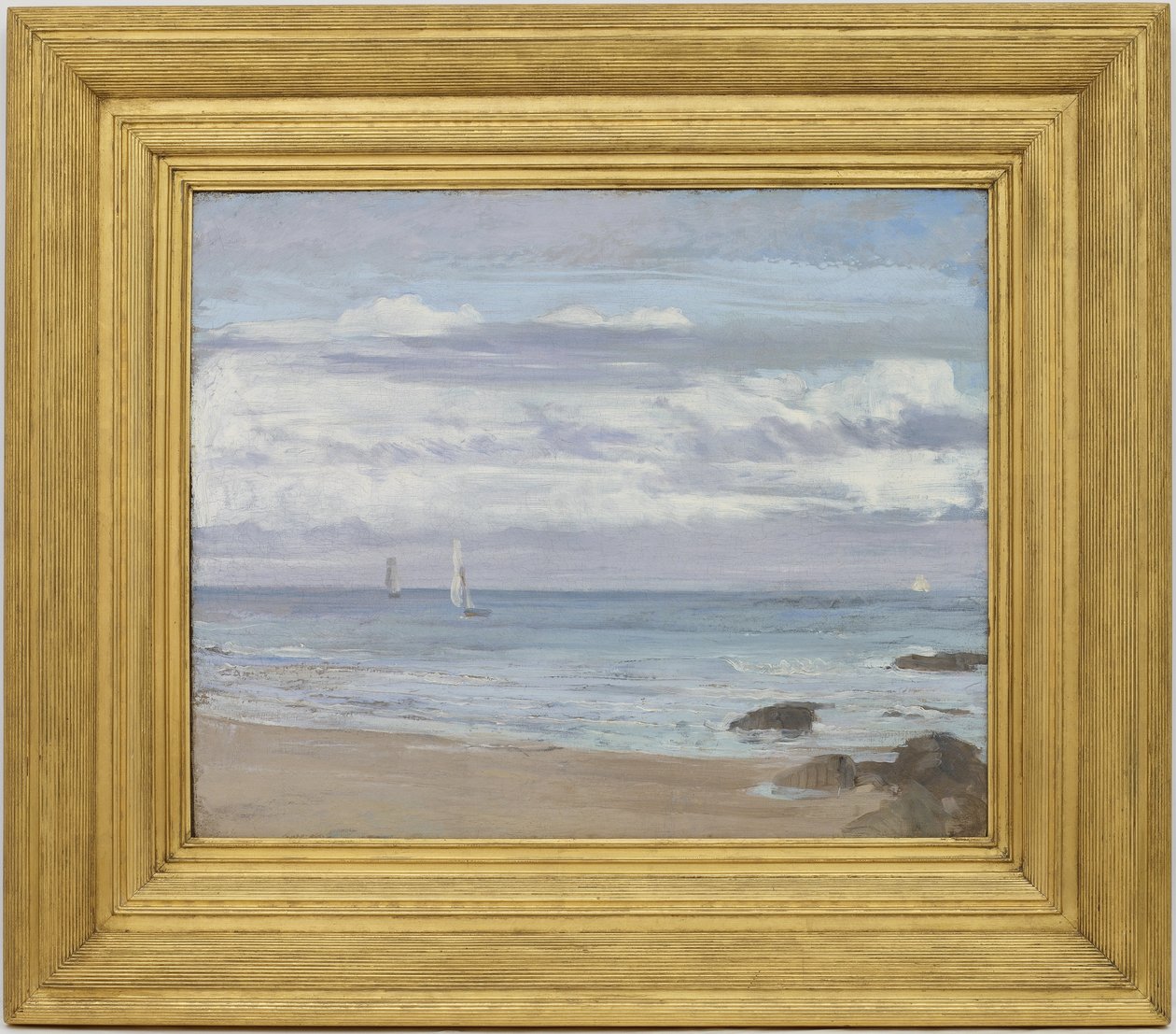 Blå og sølv: Trouville, c.1865 af James Abbott McNeill Whistler