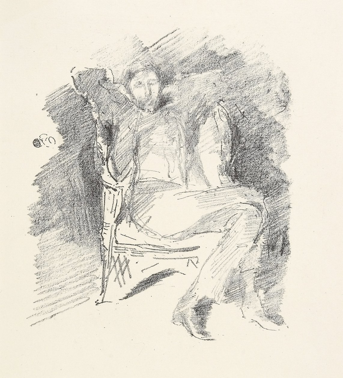 Firelight -Joseph Pennell, nr. 1, 1896 af James Abbott McNeill Whistler