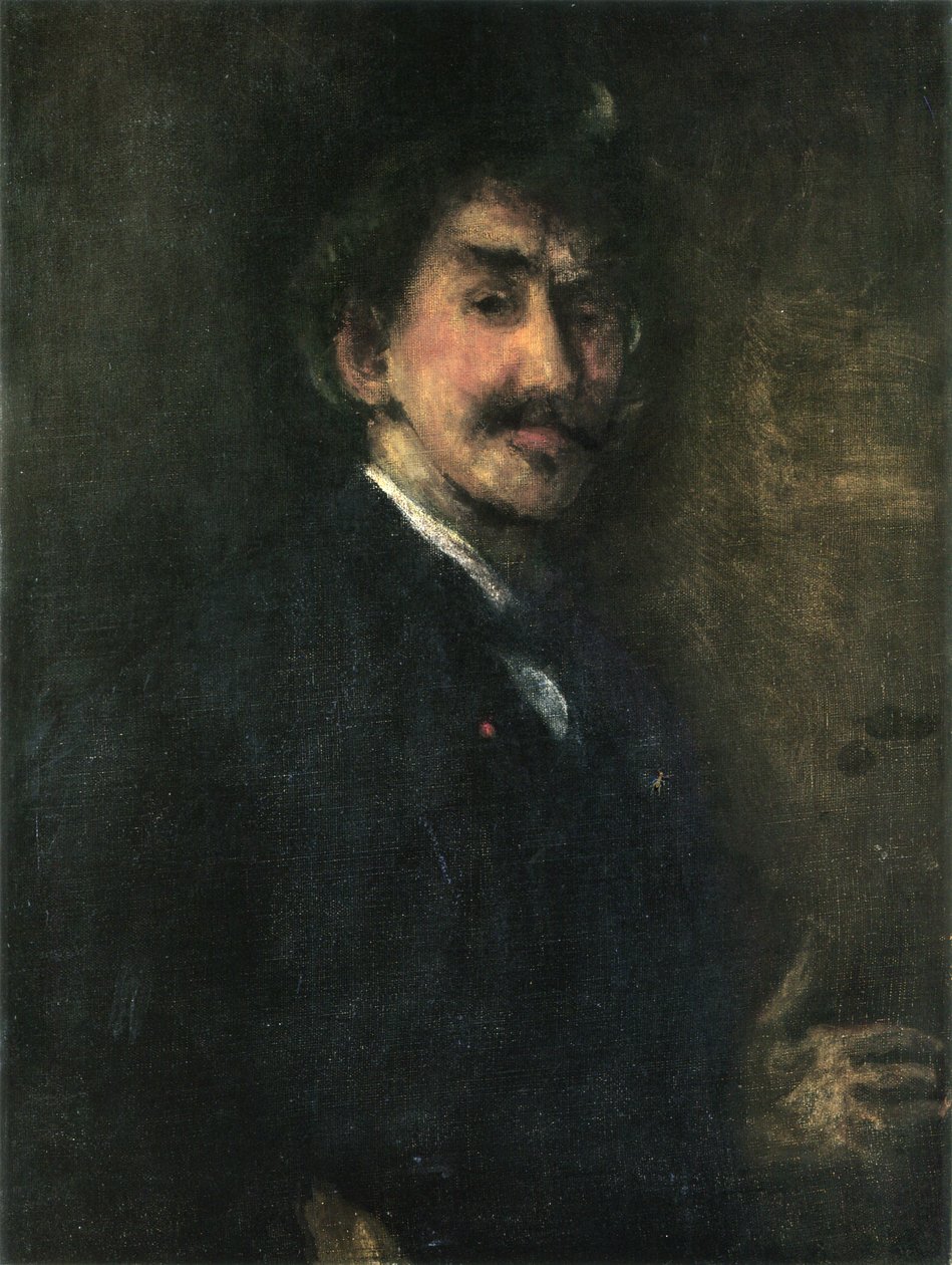 Guld og brun: Selvportræt af James Abbott McNeill Whistler