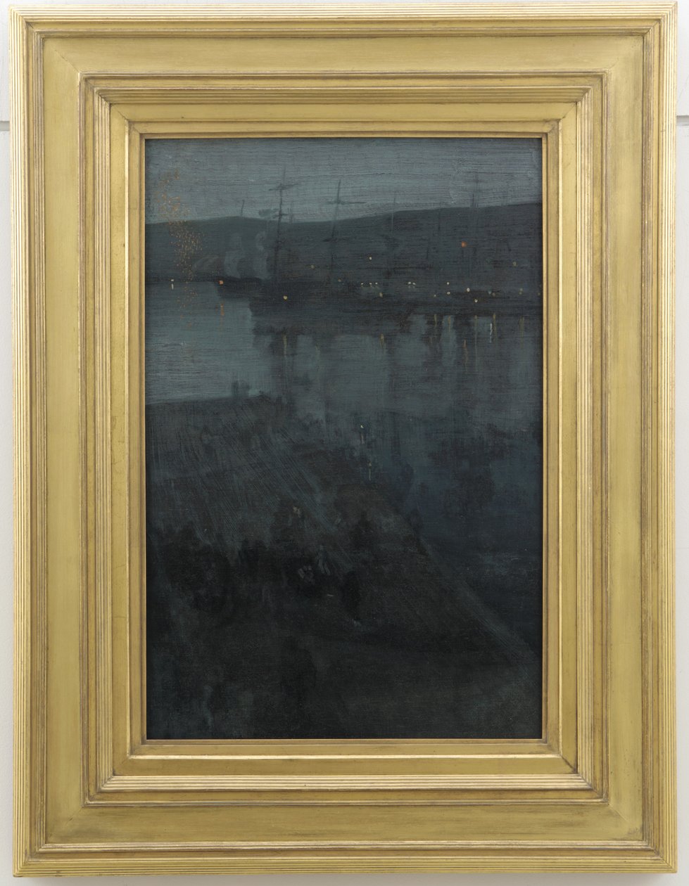 Nocturne i blåt og guld: Valparaiso, ca. 1874 af James Abbott McNeill Whistler
