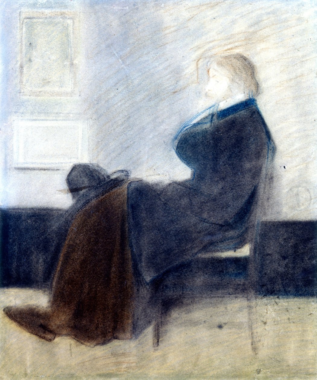 Studie af Thomas Carlyle af James Abbott McNeill Whistler