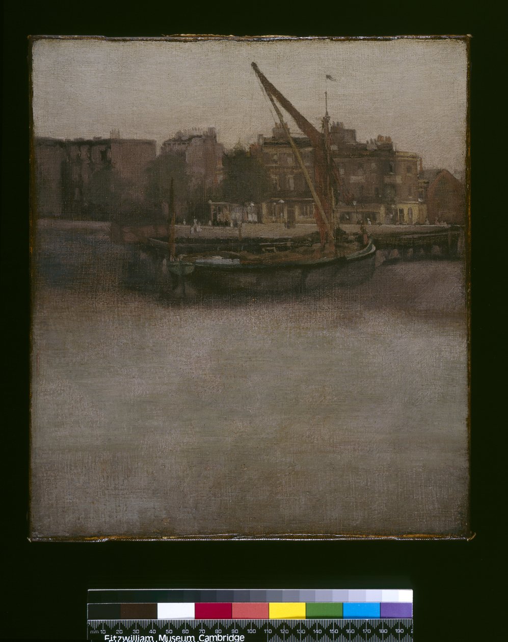 Symfoni i gråt og brunt (Lindsey Row, Chelsea), ca. 1834-1948 af James Abbott McNeill Whistler
