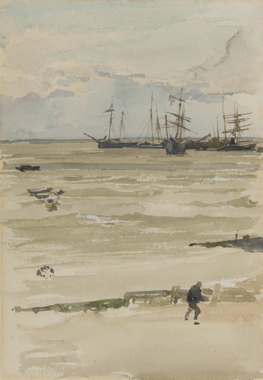 The Anchorage, 188384 af James Abbott McNeill Whistler