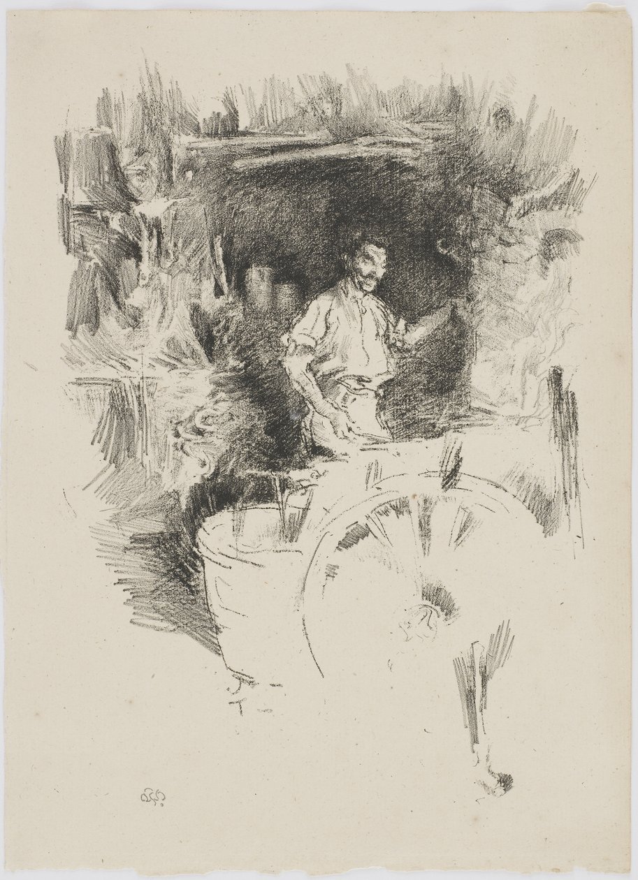 Smeden, 1895-96 (litho på papir) af James Abbott McNeill Whistler
