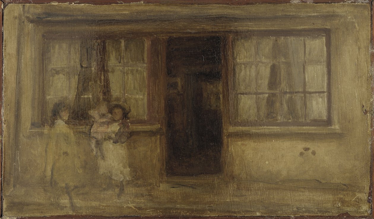 Den lille sygeplejerske, 1895 (olie på træpanel) af James Abbott McNeill Whistler