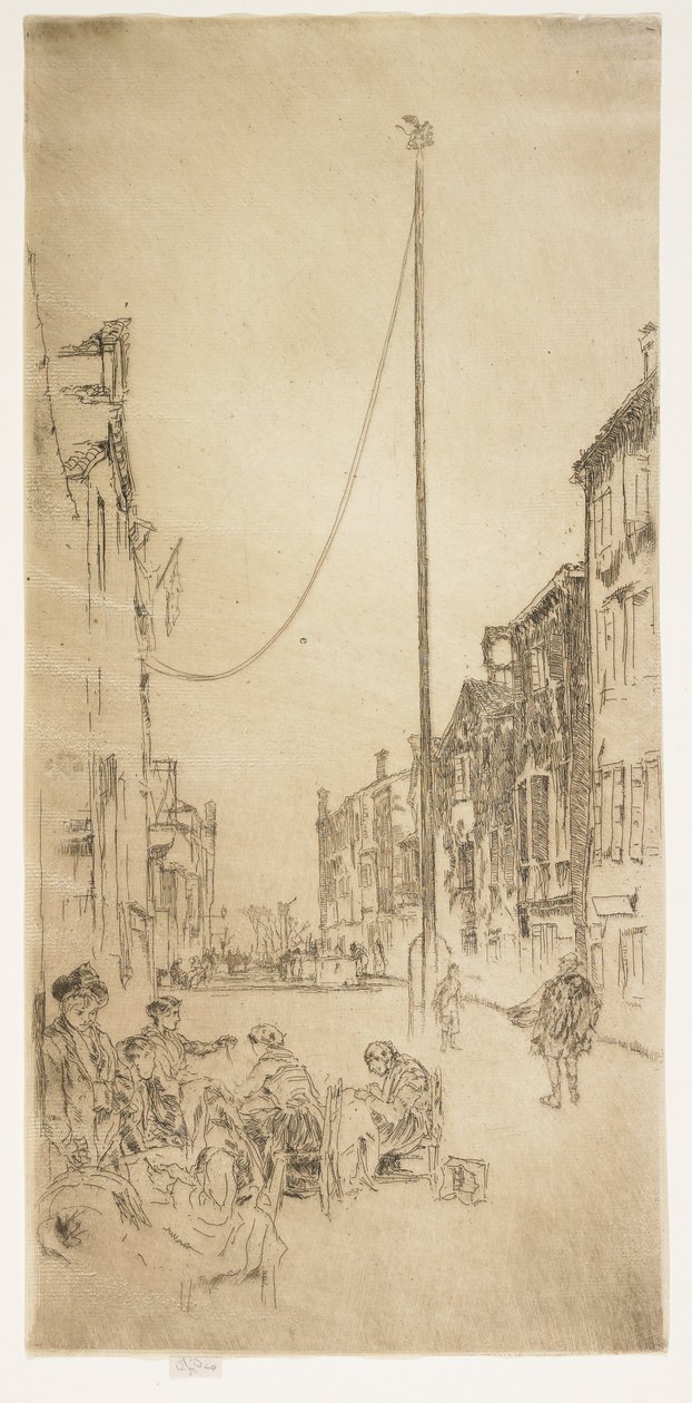 Masten, 1879-1880 af James Abbott McNeill Whistler