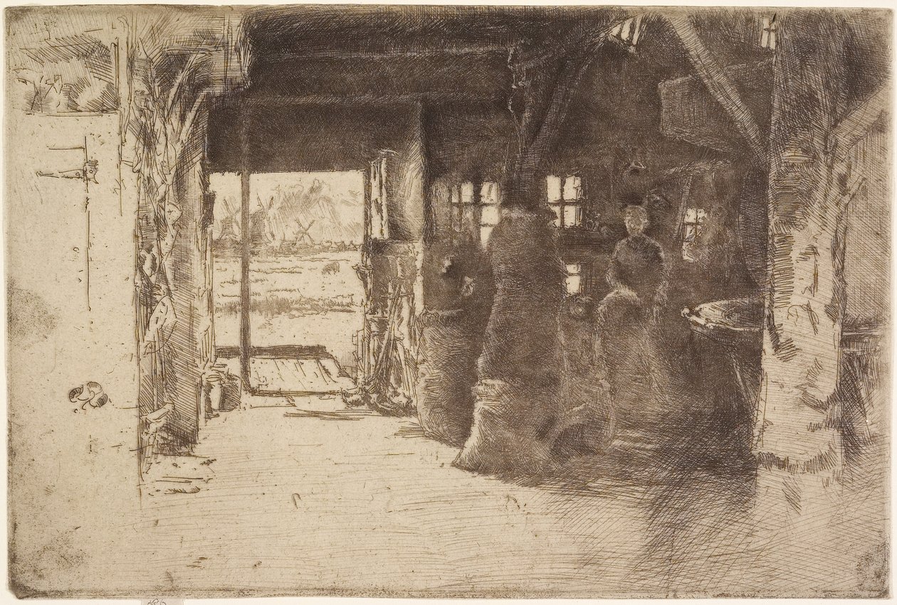 Møllen, 1889 af James Abbott McNeill Whistler
