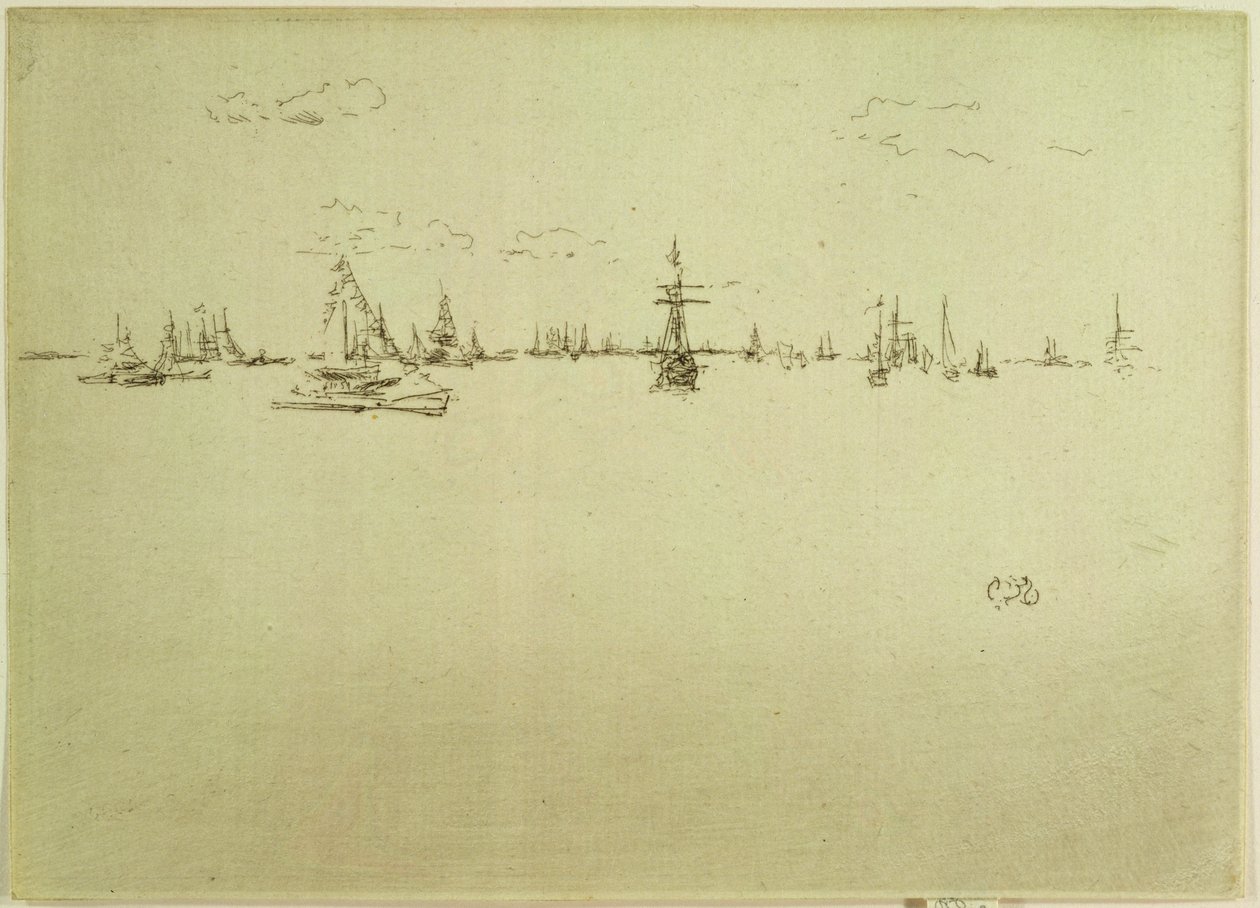 Turret Ship, fra et sæt på tolv raderinger med titlen 