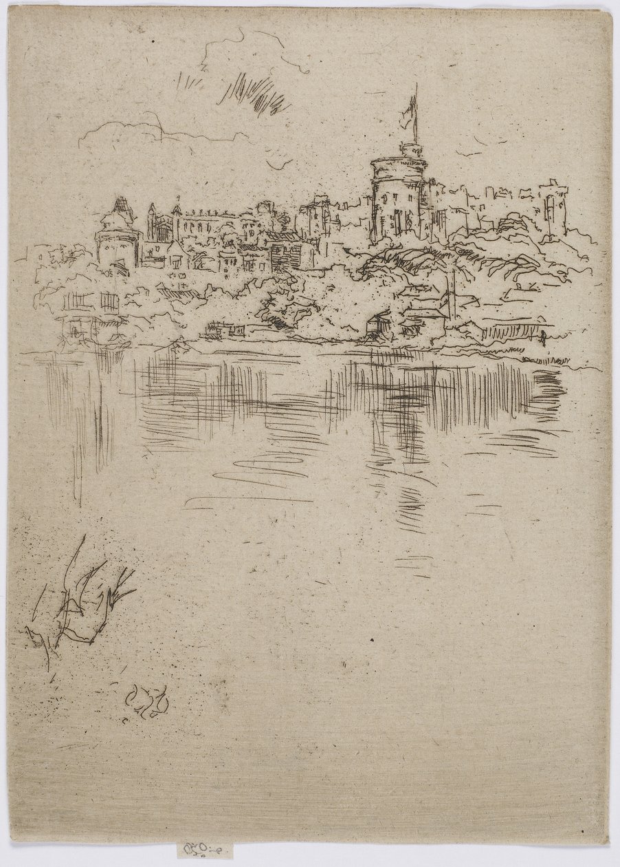Windsor, nr. 2, 1887 (radering på papir) af James Abbott McNeill Whistler