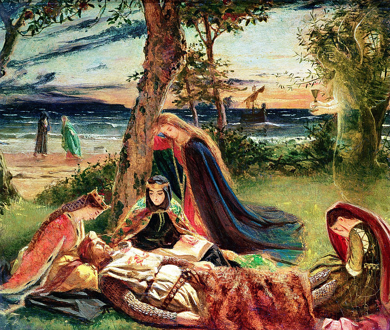 Arthurs død, ca. 1861 af James Archer