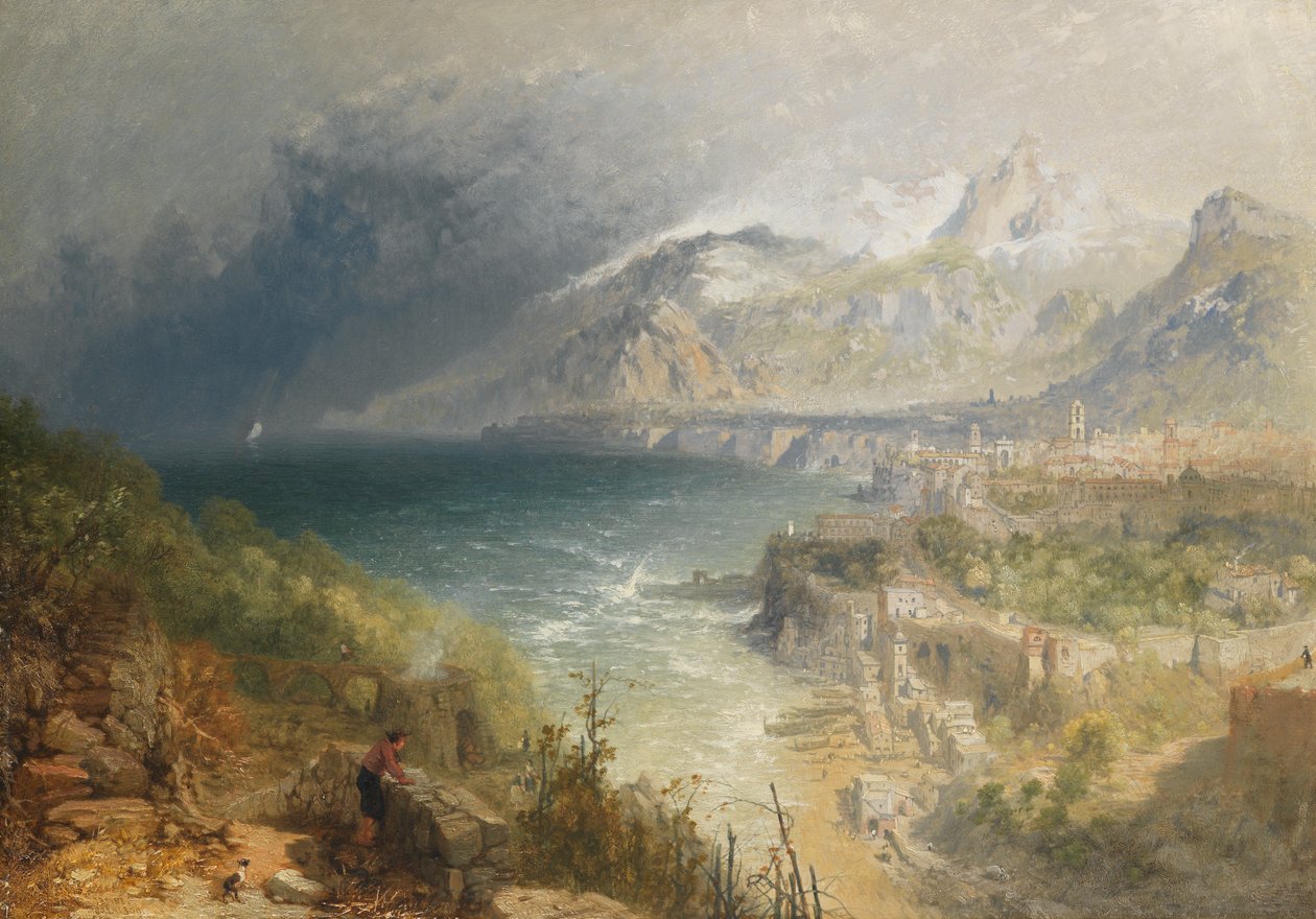 Marina Grande, Sorrento af James Baker Pyne