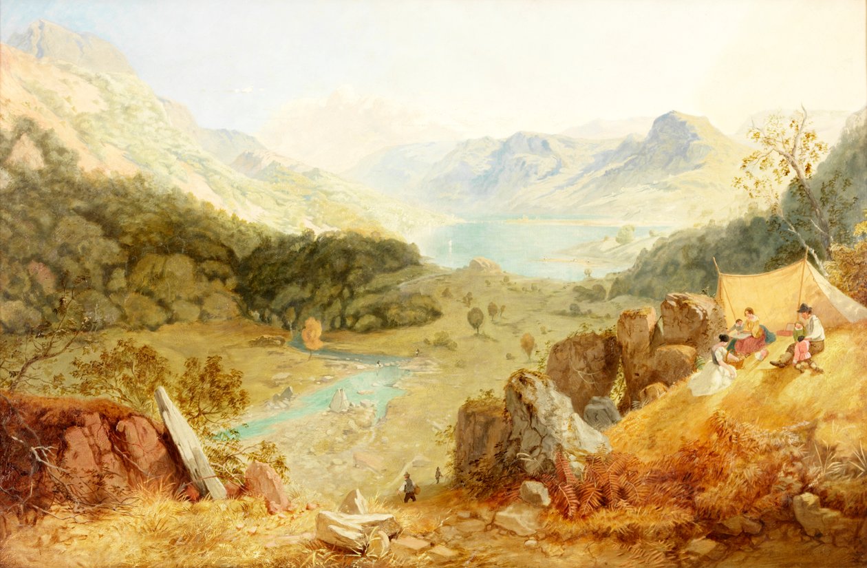Thirlmere, Cumberland, 1869 af James Baker Pyne