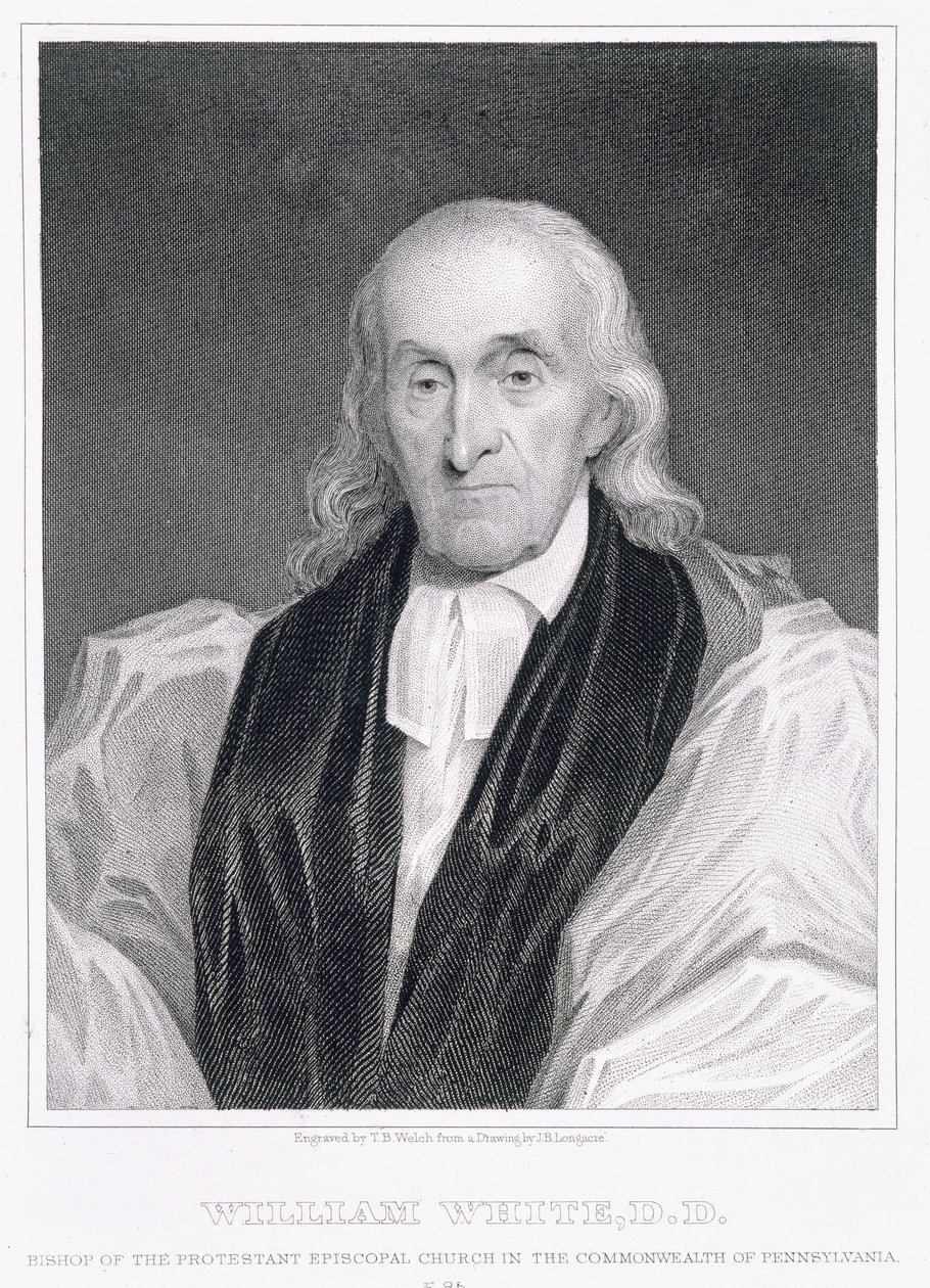 William White (1748-1836) 85 år, graveret af Thomas B. Welch (1814-74) af James Barton Longacre