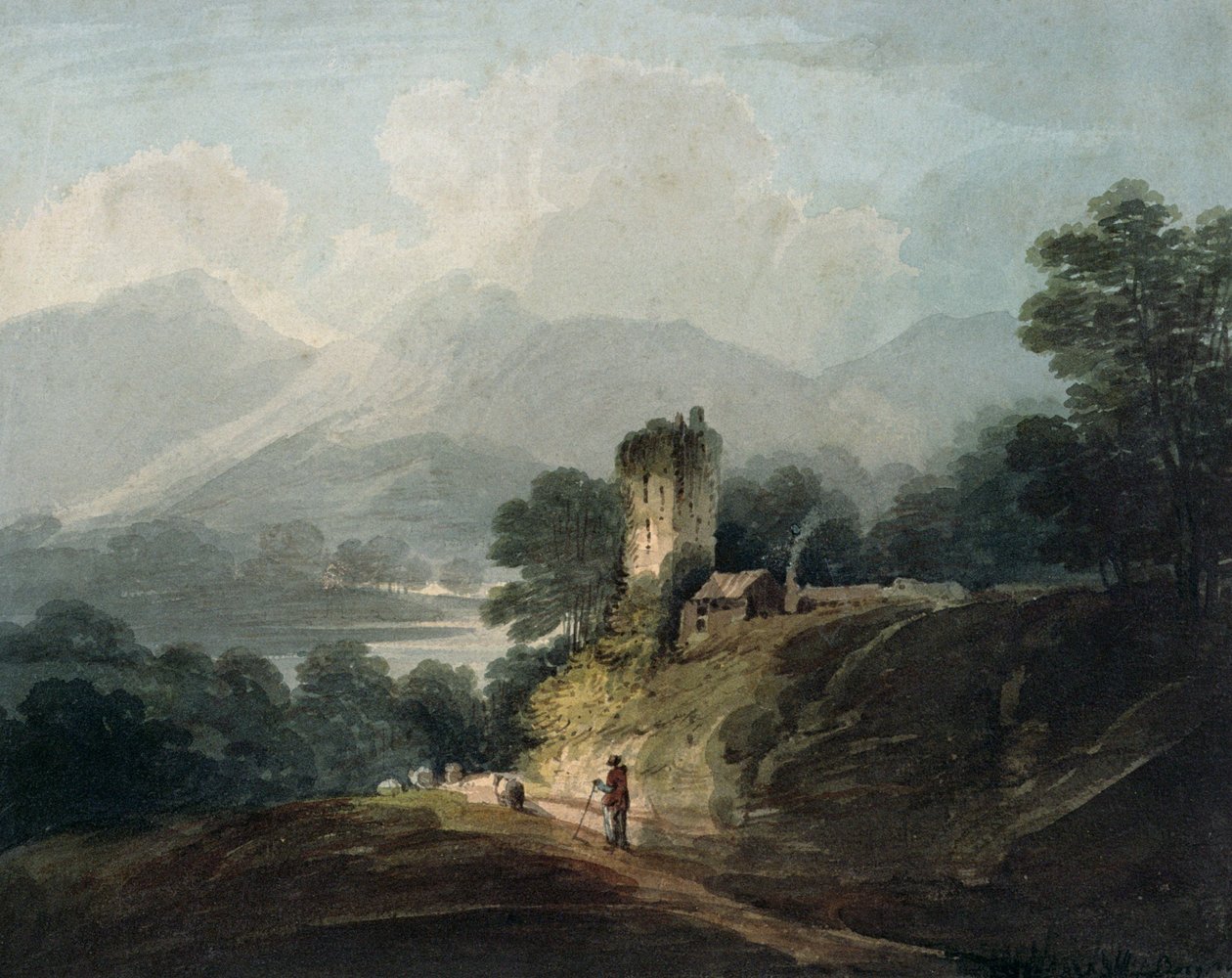 Ross Castle, Killarney, County Kerry af James Bayes
