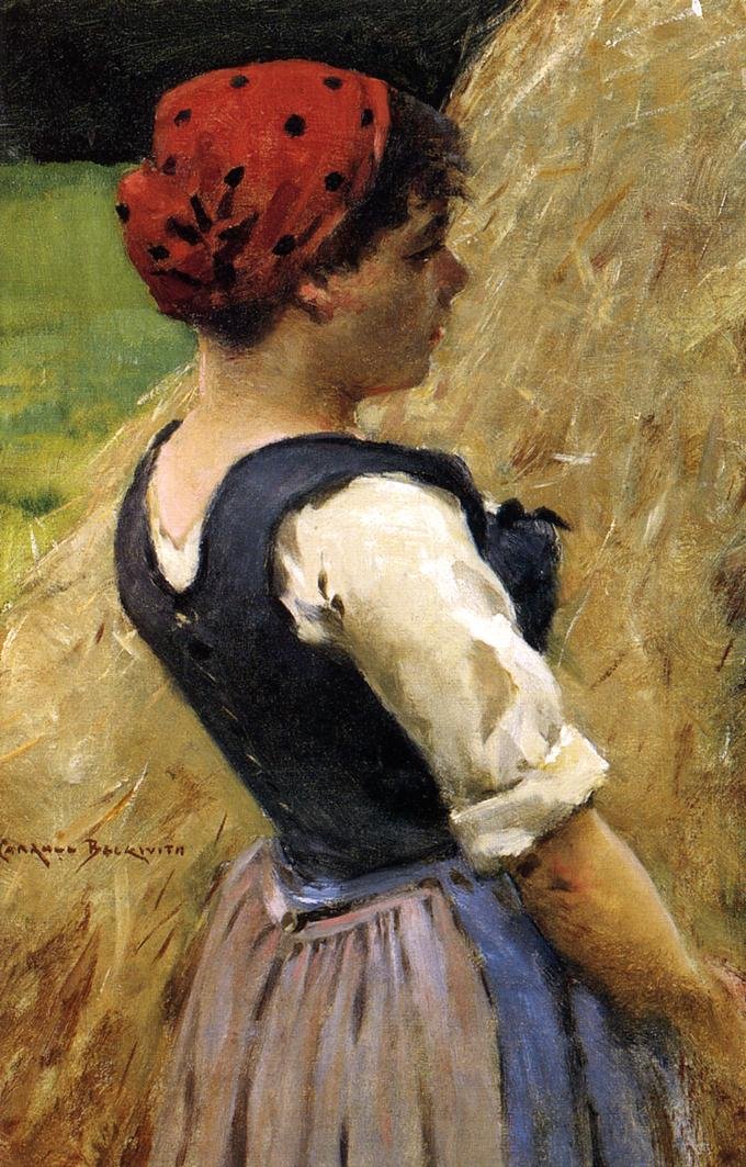 Normandie pige af James Carroll Beckwith