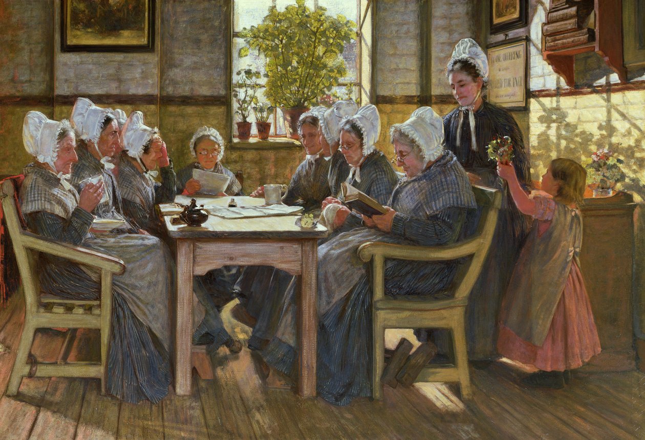 Our Poor: A Bible Reading, Chelsea Workhouse, 1878 af James Charles