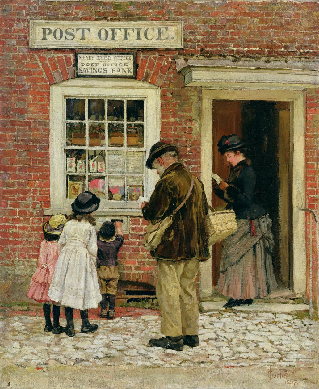 Landsbybutikken, 1887 af James Charles