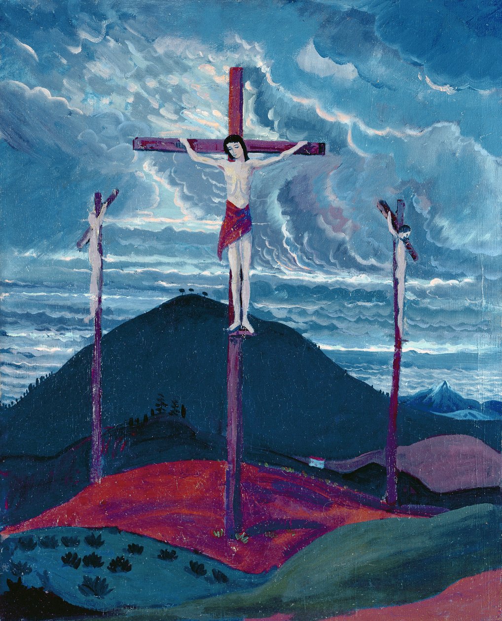 Korsfæstelse, 1913 af James Dickson Innes