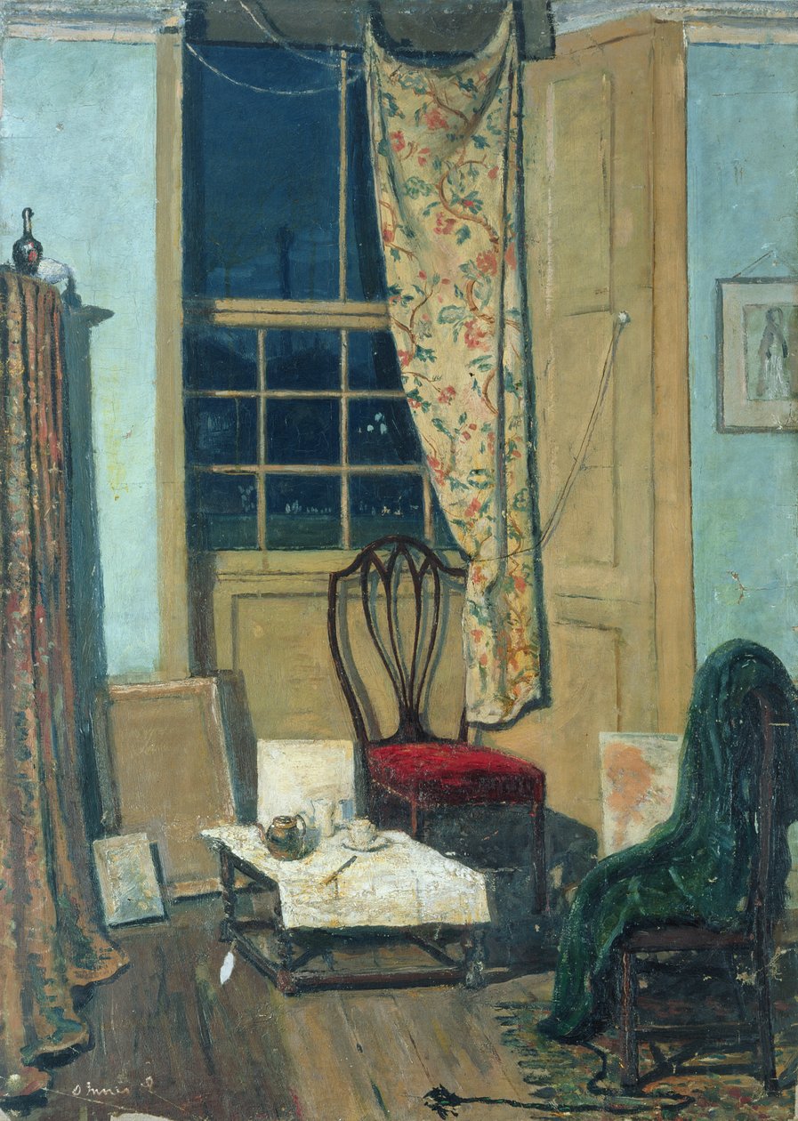 Hjørnet af et værelse, 1908 af James Dickson Innes