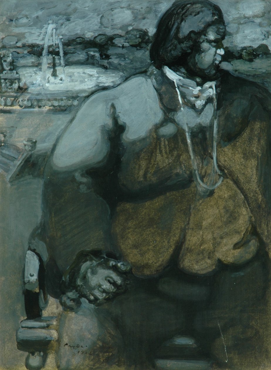John Price, 1902 (grisaille på papir) af James Ferrier Pryde