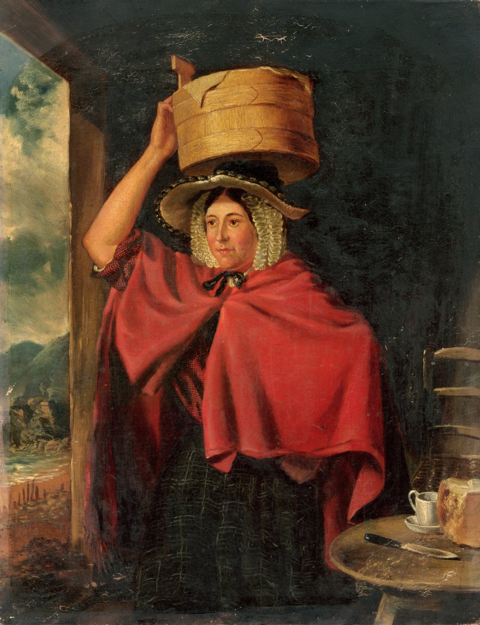 Welsh Cocklewoman, 1888 af James Flewitt Mullock